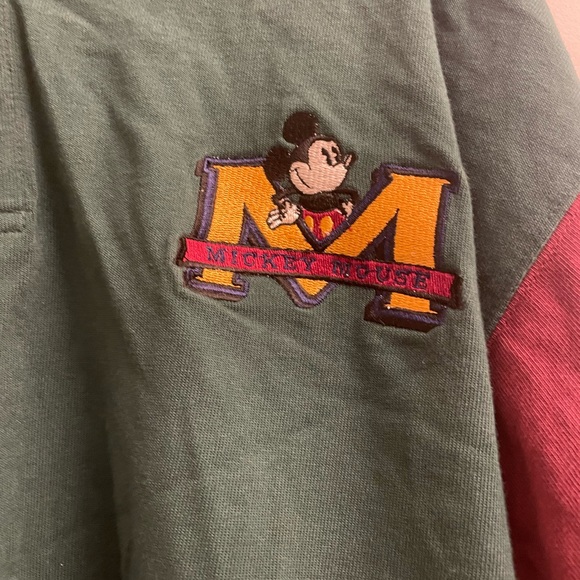 Vintage Mickey Mouse rugby long sleeves shirts - Picture 2 of 6